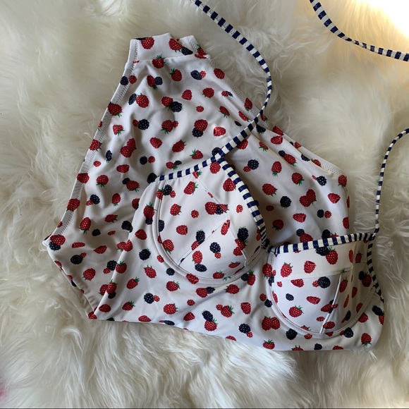 J Crew | Berry One Piece